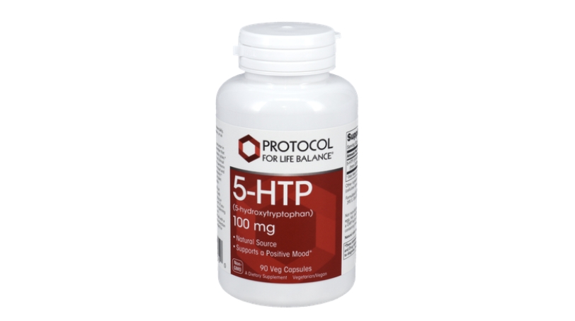 bottle of Protocol For Life 5 htp 100mg 90 veg capsule